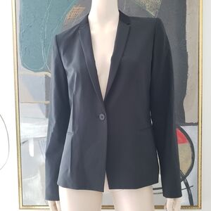 Elie Tahari | Single-breasted Blazer with Pintuck and Zipper Detail